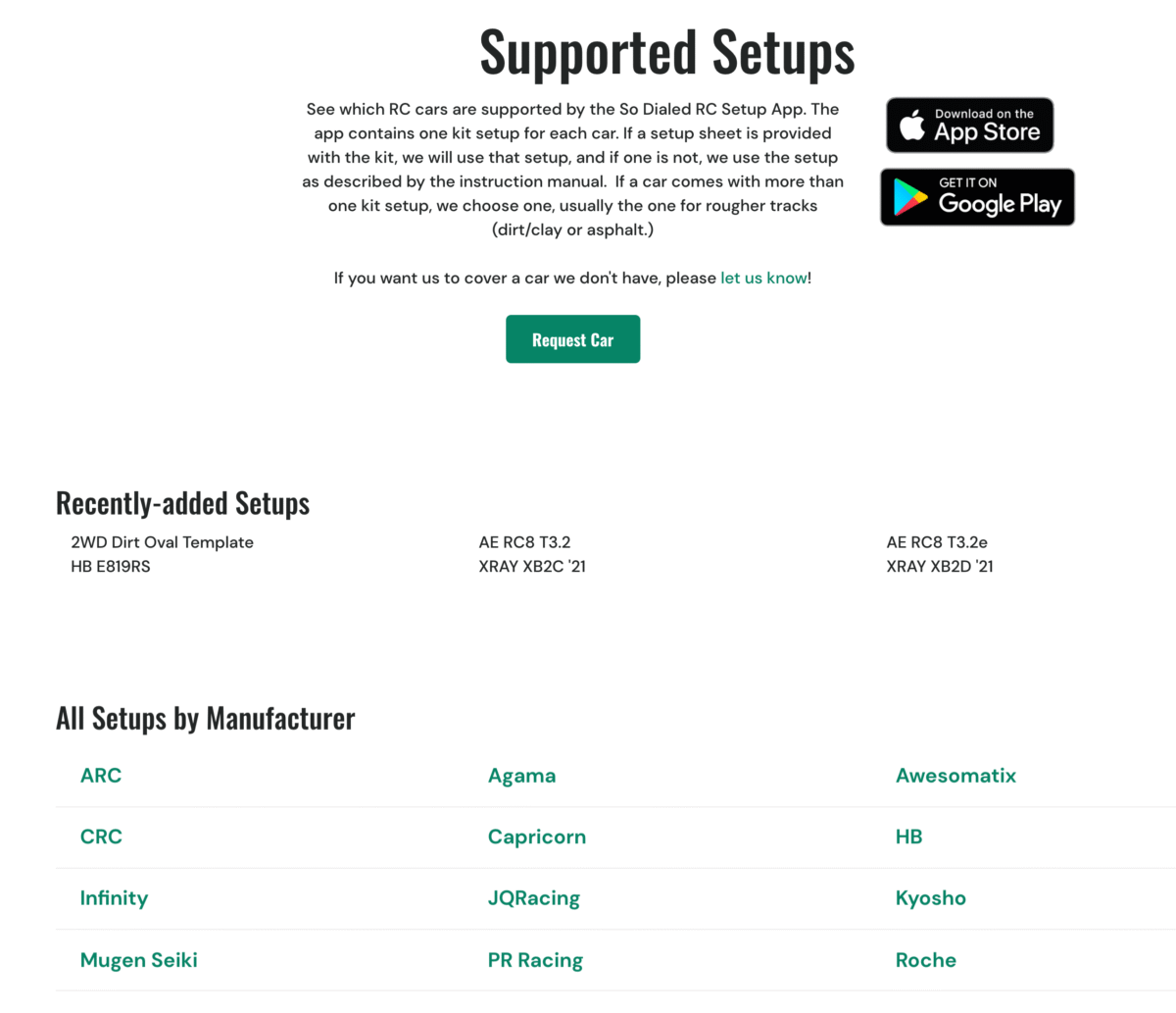 Rc Server Address RC Setup Directory Now Live! - RCTracks.io