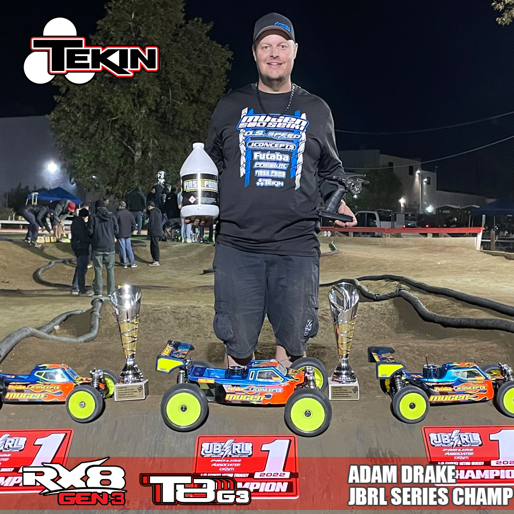 Adam Drake Wins JBRL Nitro Series Championship for Third Time - Team Tekin | RCTracks.io