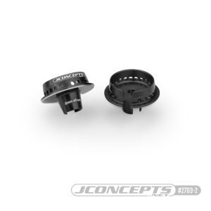 RC Car Racing - JConcepts Fin, 13mm Spring Cup, 5mm Black Offset | RCTracks.io