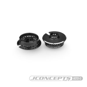 RC Car Racing - JConcepts Fin, 0mm Spring Cup, 5mm Black Offset | RCTracks.io