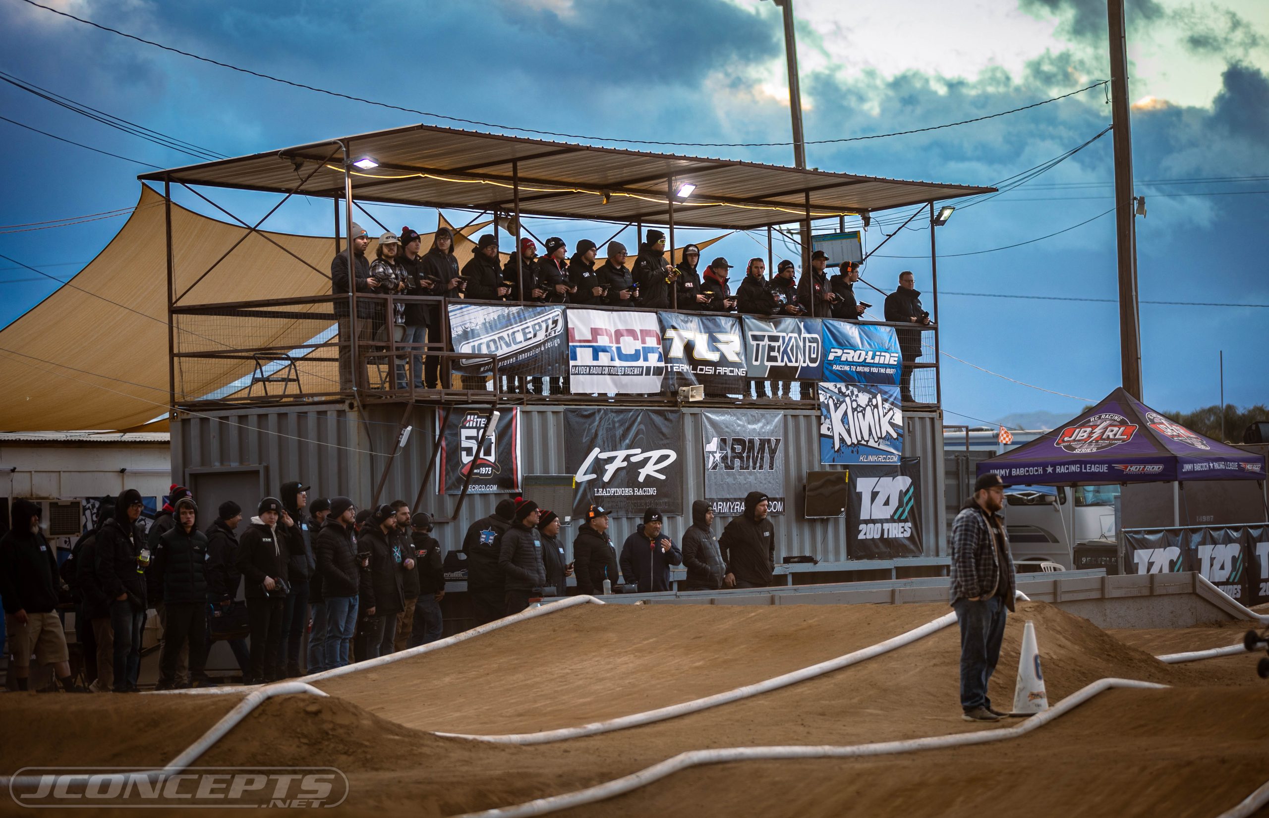 2023 Dirt Nitro Challenge - Drivers Stand - JConcepts | RCTracks.io