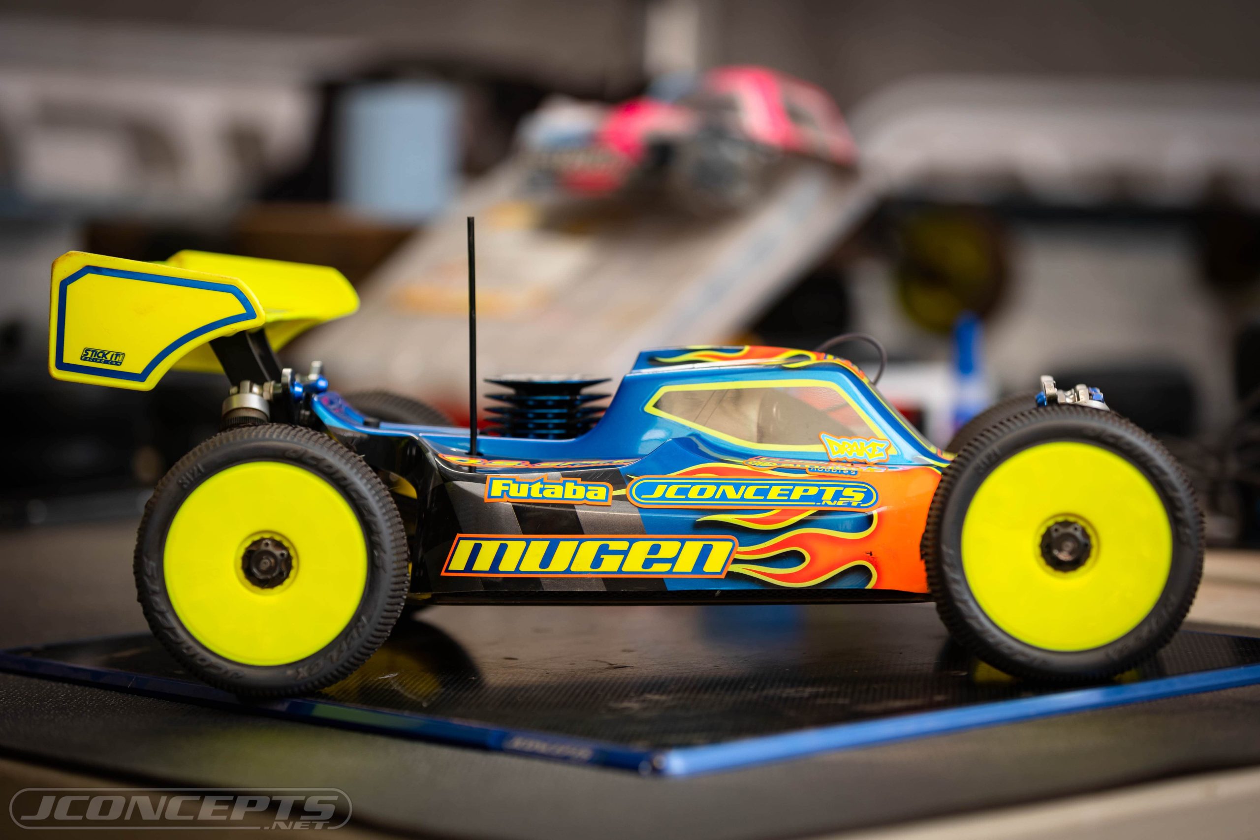 JConcepts | Adam Drake’s Nitro Buggy - Side | RCTracks.io