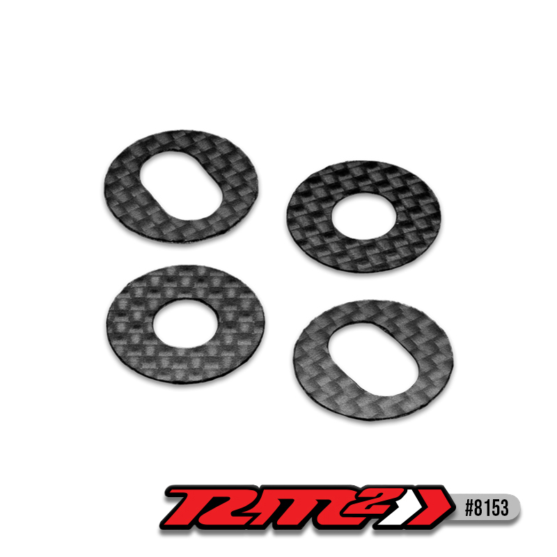 RM2 Carbon Fiber Body Shell Washers - JConcepts | RCTracks.io