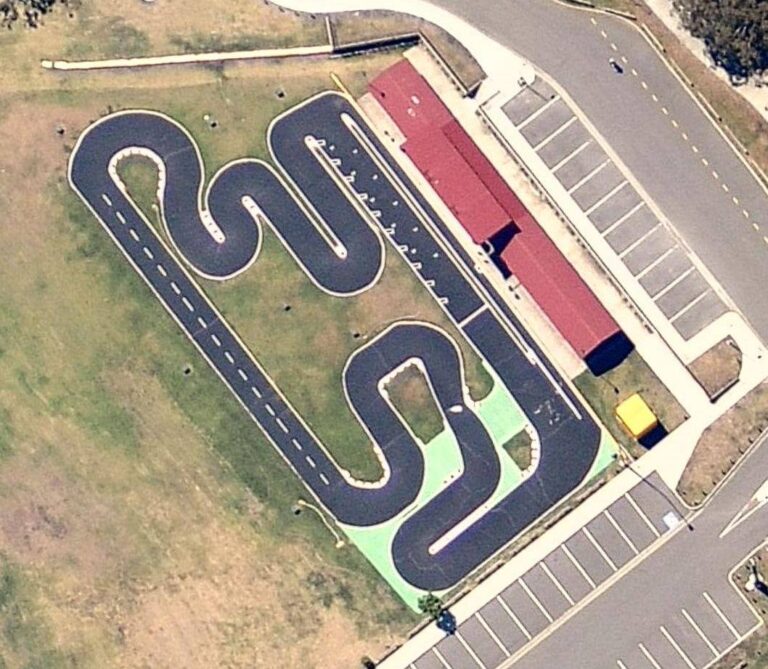 Bayside Radio Control Car Club from the sky 768x669