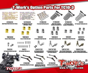 T-Work's Option Parts for AXON TC10/3 | RCTracks.io