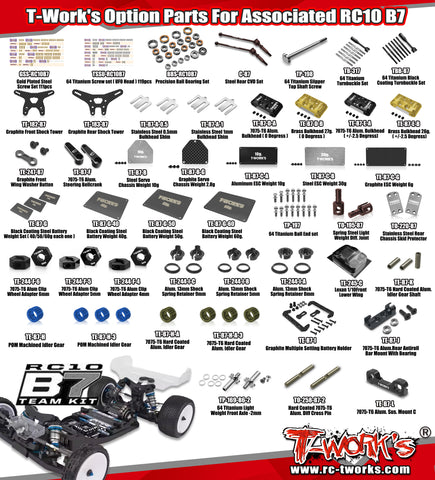 T-Work's Option Parts for Team Associated RC10 B7