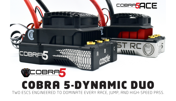 Dynamic Duo of Power: Castle Cobra 5 and Cobra 5 ACE | RCTracks.io