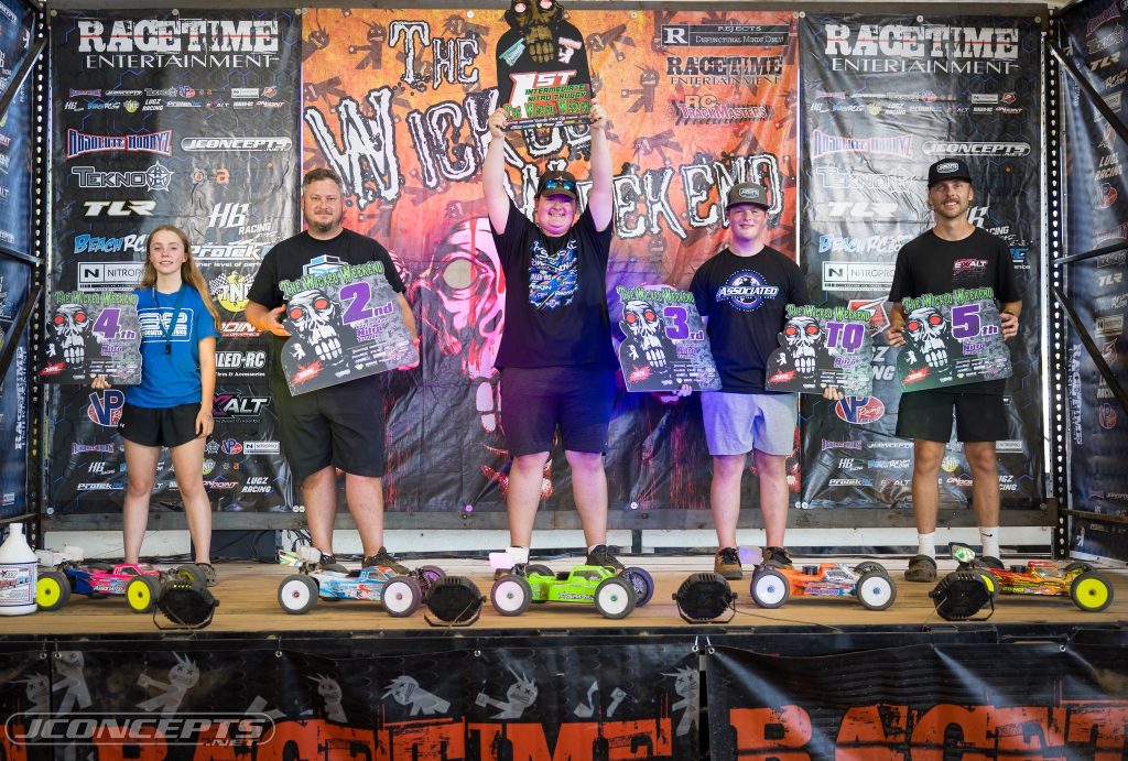 2025 Wicked RC Racing Weekend - Intermediate RC Truggy: 1. Aidan Ridgeway, 2. Jake Stikeleather (JC), 3. Braden Bruce (JC), 4. Maddy Long (JC), 5. Ryan Harris (JC) | RCTracks.io