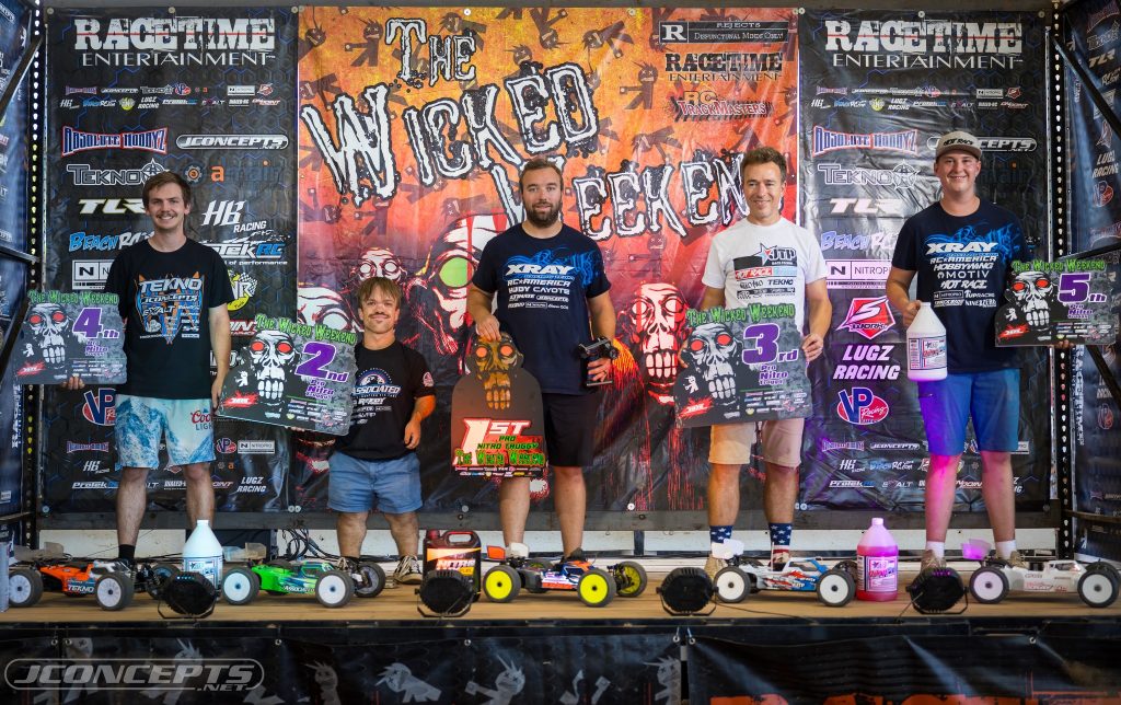2025 Wicked RC Racing Weekend - Pro Truggy: 1. Dakotah Phend (JC), 2. Brandon Rose (JC), 3. Jared Tebo, 4. Seth VanDalen (JC) 5. Chase Lemieux | RCTracks.io