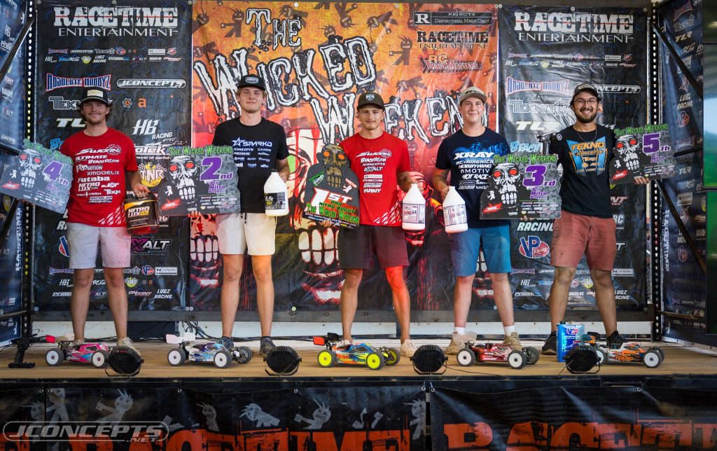 2025 Wicked Weekend - Pro Buggy: 1. Mason Fuller (JC), 2. Jonah Wilson (JC), 3. Chase Lemieux, 4. Camden Lime, 5. Jared Wiggins (JC) | RCTracks.io