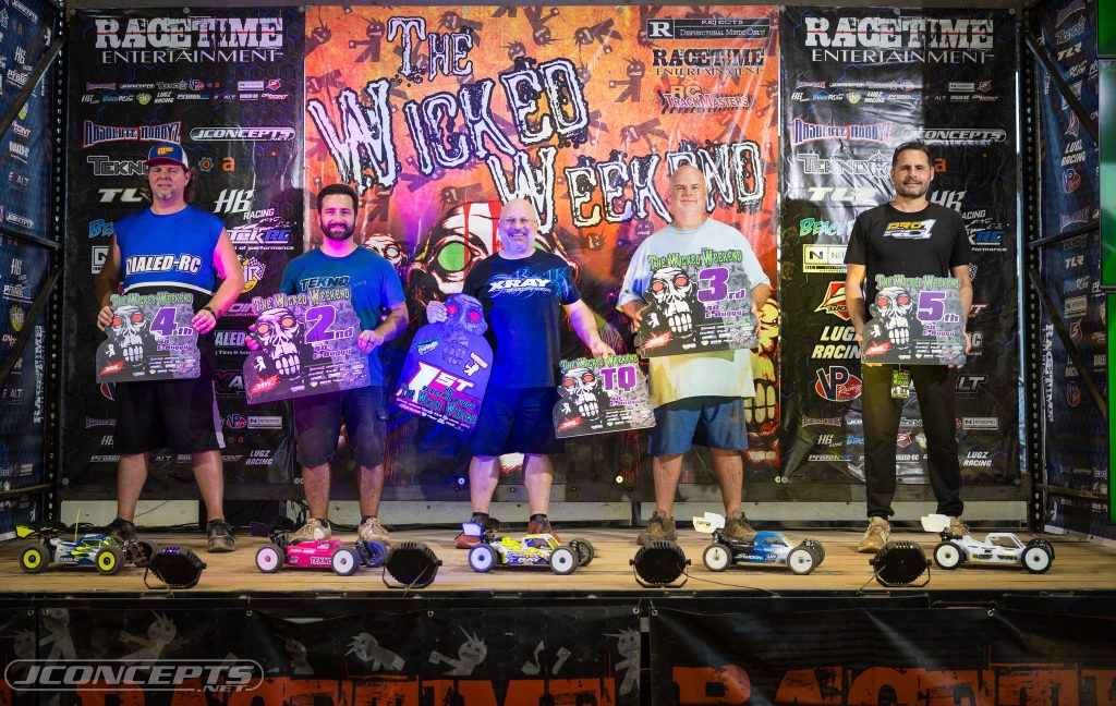2025 Wicked RC Racing Weekend - 40+ RC EBuggy: 1. Paul Ciccarello (JC), 2. Ken Rand (JC), 3. D.J. Hepler 4. Gene Hickerson 5. Carlos Segui | RCTracks.io