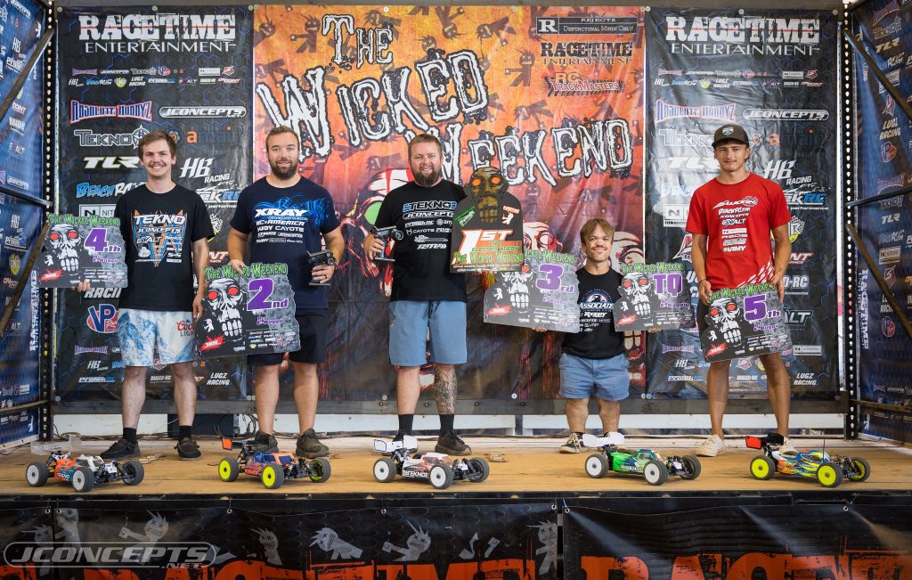 2025 Wicked Weekend - Pro Ebuggy: 1. Ryan Maifield (JC) 2. Dakotah Phend (JC), 3. Brandon Rose (JC), 4. Seth VanDalen (JC), 5. Mason Fuller (JC) | RCTracks.io
