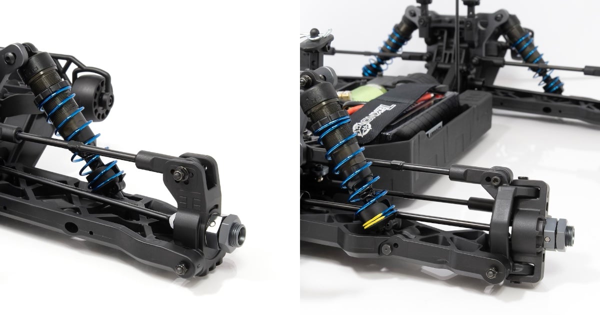 Front View of Tekno RC MT48 2.0 1/8th Scale Monster Truck  | RCTracks.io