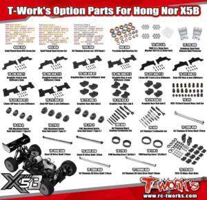 T-Work's Option Parts for Hong Nor X5B | RCTracks.io