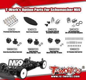 T-Work's Option Parts For Schumacher Mi9 | RCTracks.io