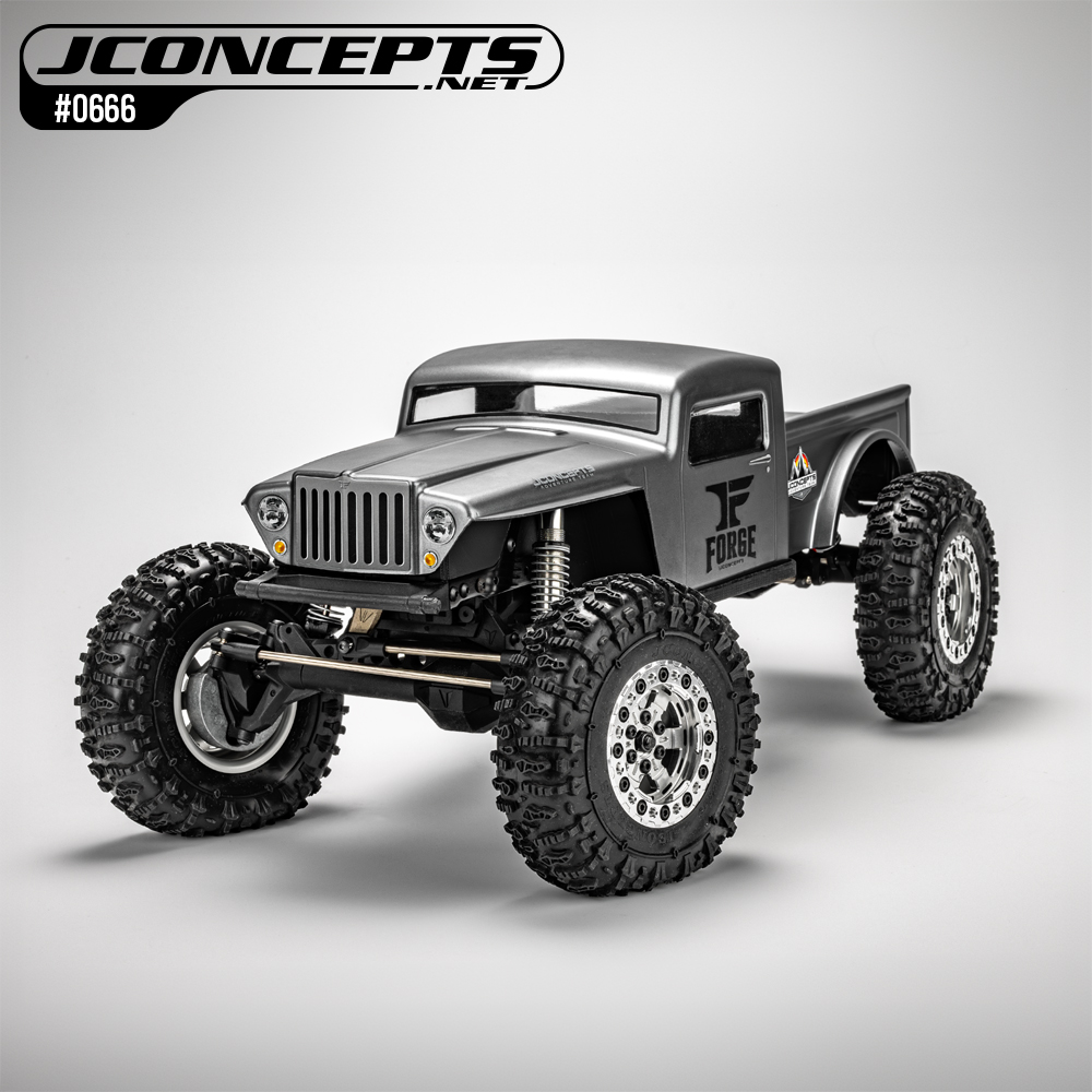 JConcepts -JCI The Forge RC Crawler Body front view | RCTracks.io