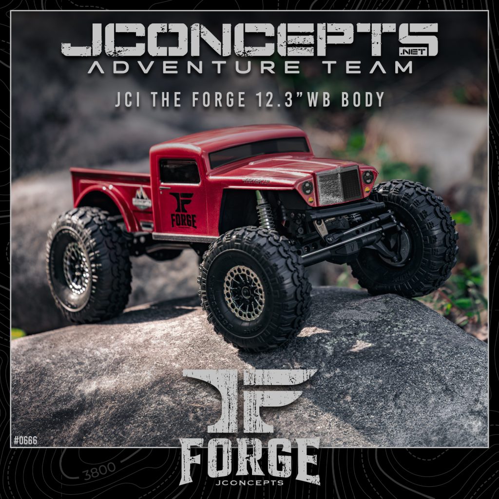 JConcepts -JCI The Forge 12.3"  WB Body Red | RCTracks.io