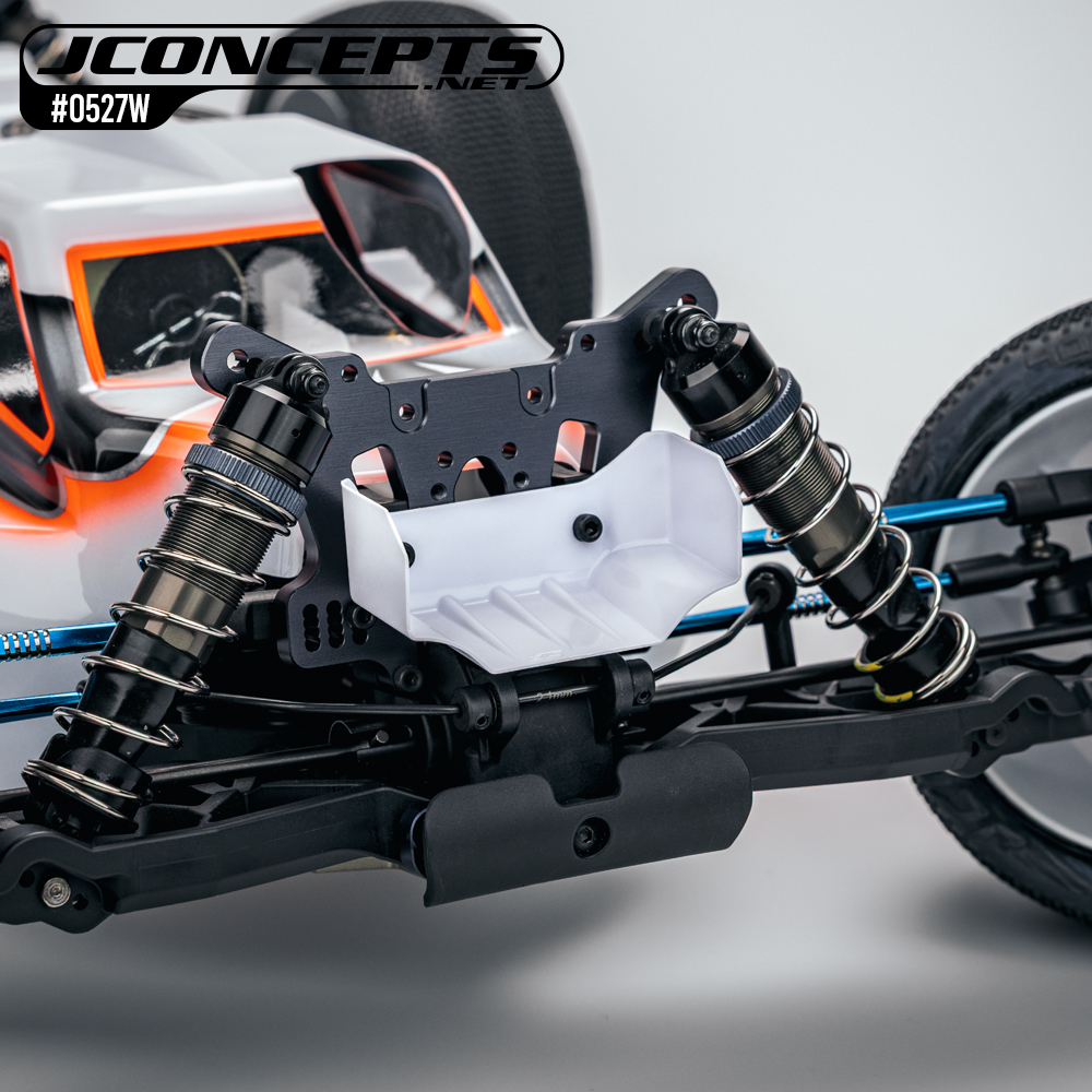 JConcepts 1:8th Truggy Injection Molded Front Wing installed on RC Truggy | RCTracks.io