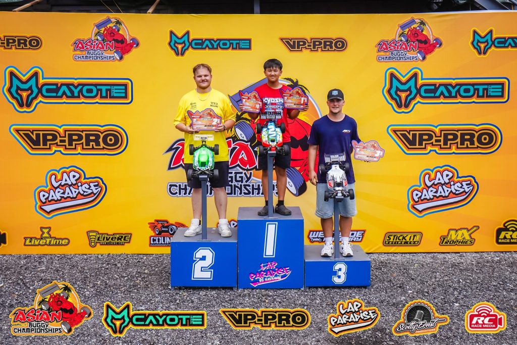 EBuggy: 1st Phi-Long Nguyen (JC), 2nd Pekko Ilvonen, 3rd Jayden Edmunds (JC)