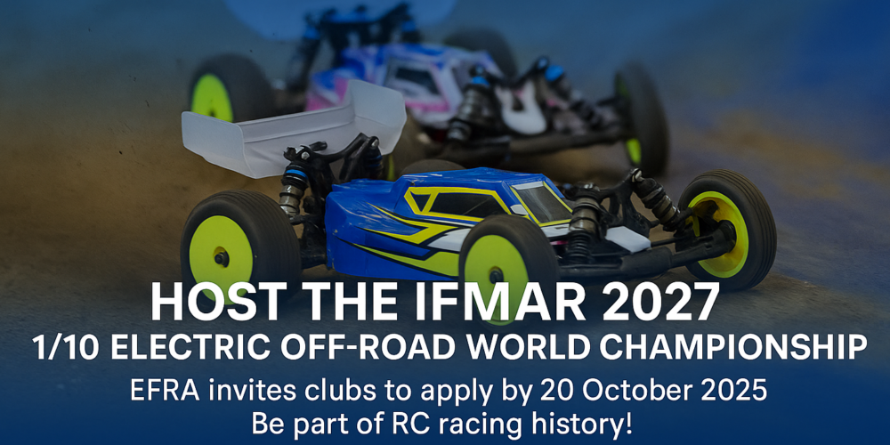 EFRA-IFMAR 2027 1:10 Electric Off-Road World Championship – Host Applications Open | RCTracks.io